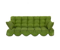 PATIO Auflagen Set Minorca 184 für Hollywoodschaukel Polsterauflage Sitzkissen Rückenkissen Seitenkissen Gesteppt H024-12PB