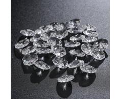 Vorhänge,1 M DIY Hochzeit Dekor Vorhang Diamant Kristall 5000PCS Curtain Acryl Kristall Perlen Gardine Moginp (Diamant Kristall 5000PCS)