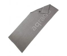 aqrade Sporthandtuch I Fitness Handtuch mit Fixierung I 120x50cm I Gym Handtuch aus 100% Baumwolle I anthrazit I XL