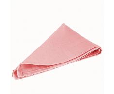 Edel Servietten Set / 3 Stoff-Serviette in Rosa / Pink quadratisch 45 cm x 45 cm - Tisch-Tücher / Mundtuch, Mundtücher