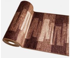 Läufer Teppich Brücke Teppichläufer Veneto 80 cm breit braun, 80x250 cm