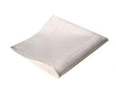 Stoffservietten creme modern ziseliert 6 Stück im Paket Premiumqualität, Größe ca. 40x40cm, Farbe wählbar