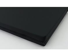 Biona Rollstuhlkissen Sitzkissen Schwerlast Höhe 12 cm (Kalt+Viscoschaum) Inkontinenzbezug (47 x 50, schwarz)