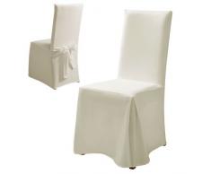 Esprito Stuhlhusse Stuhlüberwurf Stuhlhussen (Ecru)