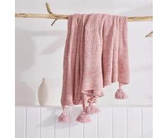 HYS Tagesdecke, gestrickt, Wolle, kariert, B2, 130 x 170 cm