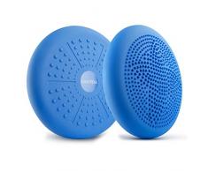 GSOTOA Balancekissen mit Pumpe Wackelkissen Balancekissen Mit/Ohne Noppen Ballsitzkissen Orthopädisch Anti-Burst Sitzkissen für Auto, Physiotherapie, Stuhl, Yoga, Fitness, Massage