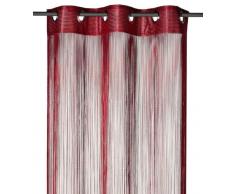 heimtexland - Fadengardine, Fadenvorhang, Fadenstore, schwere Qualität mit Ösen,Top geprüfte Qualität einfach aufhängen! Typ123 (245x98, Bordeaux)