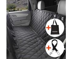 EZIZB Hundedecke Für Die Auto Hunde Autoschondecke Mit Seitenschutz & Reißverschlüsse, Hundedecke Für Auto Rückbank, Kratzfest, rutschfeste Hundedecke Für Auto 152x147cm