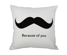 Nunbee Kissenbezug Super weicher Samt Paar bettwäsche Platz Dekorative Akzente Setzen Fall Sofa zierKissenbezug Super weicher Samt, Negro 45 * 45cm