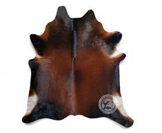 Sunshine Cowhides Teppich aus Kuhfell, Farbe: Mahogany, Braun, Größe Circa 190 x 160 cm, Premium - Qualität von Pieles del Sol aus Spanien