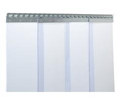 PVC Streifenvorhang Lamellen 3x300mm - H2,25 x B2,50 m - fertig vormontiert - VZ