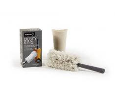 Perfect Dusty King Bettdecke Powder, Stoff, Coccia Kürbis/EIS/Garn, weiß, 10 x 10 x 31,0 cm