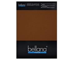 bellana® AQUA Jersey Multifunktions-Spannbettlaken für Wasserbetten in Normal- und Übergrößen, 140-160x200-220 cm in marone