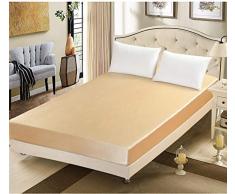 Yuan Duner daunen bettdecke,Soft Plain Silk Spannbetttuch Satin Bettdecke Home Schlafzimmer Bettlaken Twin Queen King Size 153 * 203 Tagesdecke Bettwäsche Drap Housse-06_153x203cmx30cm