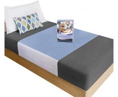 Utopia Bedding Inkontinenzauflage Waschbar 85 x 90 cm (2er Pack) - Matratzenauflage Wasserdicht - Bettunterlage für Inkontinenz & Blasenschwäche