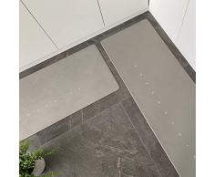 XUEKEDEDIANPU Küchenteppich, Long Wasserdicht Öl-Beweis Küchenmatte PVC Leder Fußboden-matten Badezimmer Anti-Slip Teppiche-b 45x120cm(18x47inch)