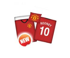 Original Manchester United FC Wende-Bettwäsche 140x200 Rooney Trikot ÖkoTex Standard 100 Baumwolle OVP 2013