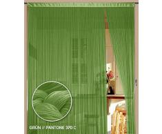 Fadenvorhang 90 cm x 240 cm (BxH) grün