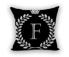 Nunubee Kissenbezug Weihnachts-Serie Leinenmaterial deko Dekoration deko Kissen deko Wohnzimmer Autodekoration, Katze und Hund 15 45x45CM