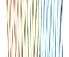 1001 Wohntraum F12 Fadenstore, 100 x 200 cm, Fadengardine, Fadenvorhang, Raumteiler, Gardinen, bunt