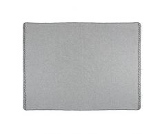 GIESSWEIN Walkwaren AG Olga Walkdecke, Schurwolle, Schiefer, 50 x 50 cm