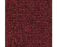Teppichboden Auslegware | Schlinge gemustert | 400 und 500 cm Breite | rot | Meterware, verschiedene Größen | Größe: 3,5 x 4m
