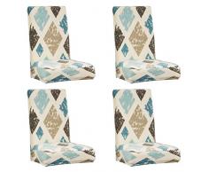 GladiolusA Universal Stretch Stuhlhussen Elastische Moderne Beschützer Abnehmbare Stuhlbezug Sitz Stuhl Esszimmer Stuhlüberzug Stil8 4PCS