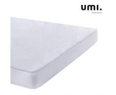 UMI. Essentials – Doppelpack Wasserdichter und Atmungsaktiver Matratzenschoner， Baumwolle - 90 x 200 cm (Oeko-TEX® Standard 100)