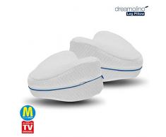 Mediashop Dreamolino Leg Pillow 2 Stück – ergonomische Seitenschläferkissen für optimale Unterstützung – Memory Foam Kissen für Seitenschläfer für optimalen Liegekomfort