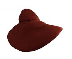 Nackenhörnchen mit Stehkragen weinrot. Kirschkernkissen. Nackenkissen Wärmekissen - Nacken-Heizkissen für Mikrowelle und Backofen