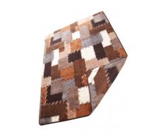 Wolldecke, Schurwolle Decke, Tagesdecke, Wollplaid Patchwork, 100% Merinowolle Größe: 140x200