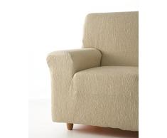 Zebra Textil Elastische Sofa-Husse Beta GröÃe 4 Sitzer (Von 210 bis 240 cm), Farbe Beige (Mehrere Farben verfügbar)