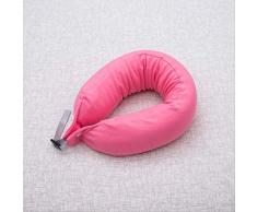 Reisekissen, U-typ Buchweizen Kissen, Erwachsene Halskissen, Unterstützung Für Hals Und Kopf, Flugzeug, Auto, Zug, Haus Und Büro Dunkles Pulver