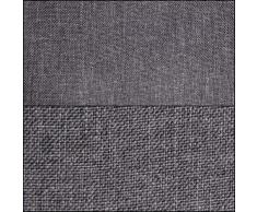 sunnypillow Bankauflage Stuhlkissen mit abnehmbarem Bezug Bankkissen Bankpolster Polsterauflage Auflage für Gartenbank viele Farben und Größen zur Auswahl (140 x 50 x 5cm, Grau)