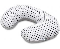 Schwarze Punkte Stillkissen Lagerungskissen Baby Kissen Schwangerschaft Baby Nestchen Für Baby Liege Zum Schlafen Still Kissen Baby Allergiker Ergonomisch Kissen Seitenschläfer 100%
