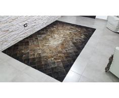 NEU KUHFELL PATCHWORK TEPPICH. Vip-Leather. Cod 420 (150 cm x 210 cm)