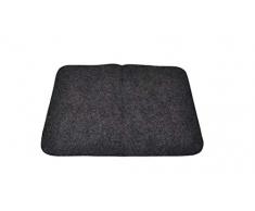 Schwarz Filz Saunamatte - Klein - 40x30 cm