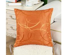 Kissenbezüge, Kissenhülle CaliTime 2 Stück Kissen Werfen Kissen Abdeckungen Fälle Schutz Muscheln zum Couch Sofa Schlafzimmer Zuhause Weihnachten Dekor