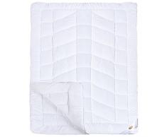 CelinaTex First Class 4 Jahreszeiten Bettdecke 155 x 220 cm Winter Sommer Steppdecke atmungsaktiv Decke