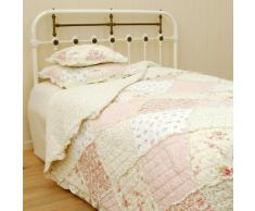 Clayre & Eef Q023.060 TAGESDECKE QUILT PLAID PATCHWORK PAISLEY 180 x 260
