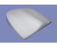 Gelschaum Sitzkissen Gel Keilkissen schwarz 41 x 38 x 8 cm Memory Schaum Kissen für Rollstuhl Bürosessel Chefsessel Auto LKW Bus Dekubitus Sitzpolster für Rücken Sitzauflage für Reise