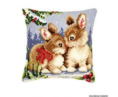 Vervaco Kreuzstichkissen/Stickkissen inklusive Material, acrylique