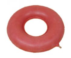 Luftkissen 42.5cm Durchmesser Gummi, rot, Anti-Dekubitus-Sitzkissen