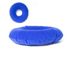 Hämorrhoiden Kissen von Mabela l ringförmiges Anti Dekubitus Sitzkissen zur Linderung von Schmerzen am Gesäß, Steißbein, Prostata, Rücken l aufblasbarer Sitzring auch während Schwangerschaft