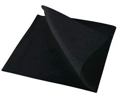 Treb Horecalinnen Stoffservietten, Schwarz, 25 Stück, 40x40cm, Baumwolle,