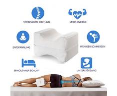 Mary´s Orthopädisches Kniekissen | Memory Foam | Geeignet für Seitenschläfer | Entlastung von Hüft-, Rücken- und Knie-Schmerzen | Druckentlastung | Schwangerschaft | Reha | Beinkissen
