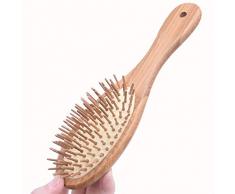 ZHANGZHEN Bamboo Airbag Haarkamm Antistatische Holzmatte Kammbürste