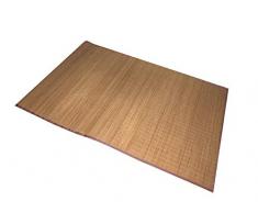 Dynamic24 Bambusteppich 230 x 160 cm Bambusmatte Bambus Teppich Läufer Vorleger Badmatte
