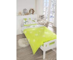 Schiesser Bettwäsche Feinbiber Baby-Bearly, Farbe:grün