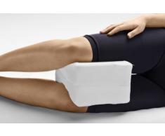 Dormisette Q895 Kniekissen fuer Seitenschlaefer, atmungsaktiv, 26 x 20 x 16 cm, weiß